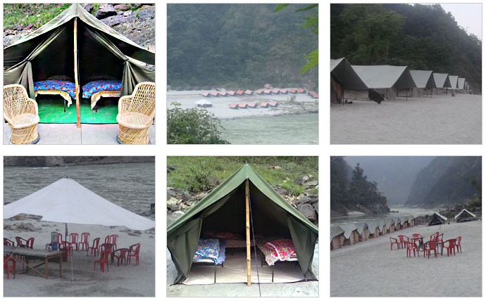 marine drive beach camp in rishikesh uttarakhand and river rafting in rishikesh